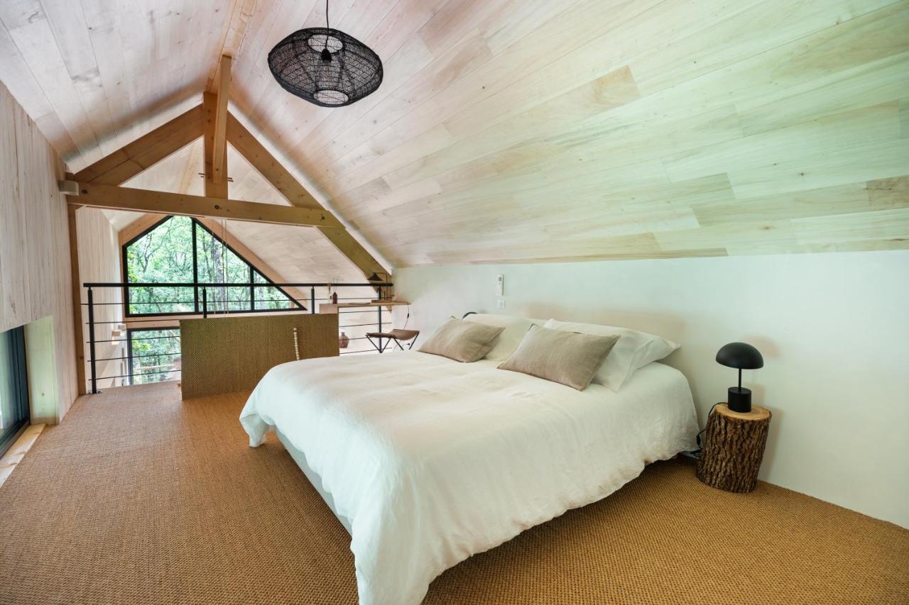 Wabi Sabi Lodge - Spa&Sauna Privatif - Foret Turenne Экстерьер фото